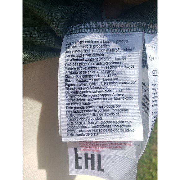 Dare 2B Womens Green Polyester Pullover T-Shirt Size 8 Med Crew Neck Zip Running - Picture 12 of 16